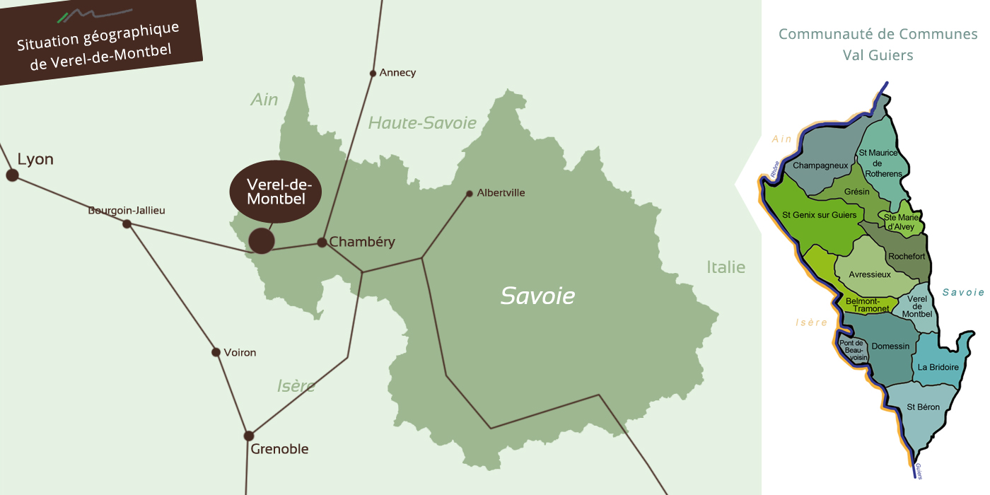 Verel-de-Montbel, commune située en Savoie - Communauté de communes Val Guiers